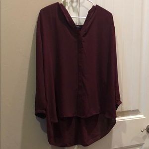 NYDJ button up blouse size XL
